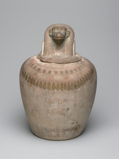 Canopic Jar by New Kingdom Egyptian